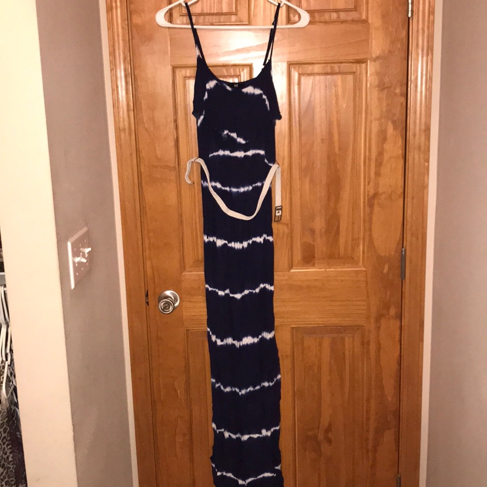 Navy blue maxi dress